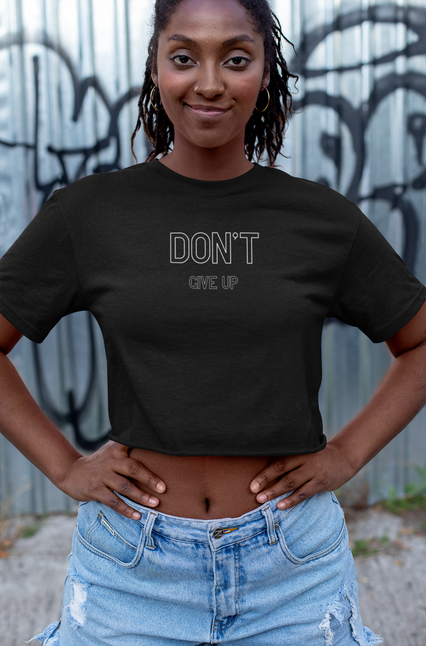Don't give up tee